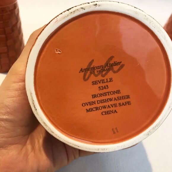 AMERICAN Atelier Cream, Sugar Bowl & Pepper Shaker - Picture 12 of 14